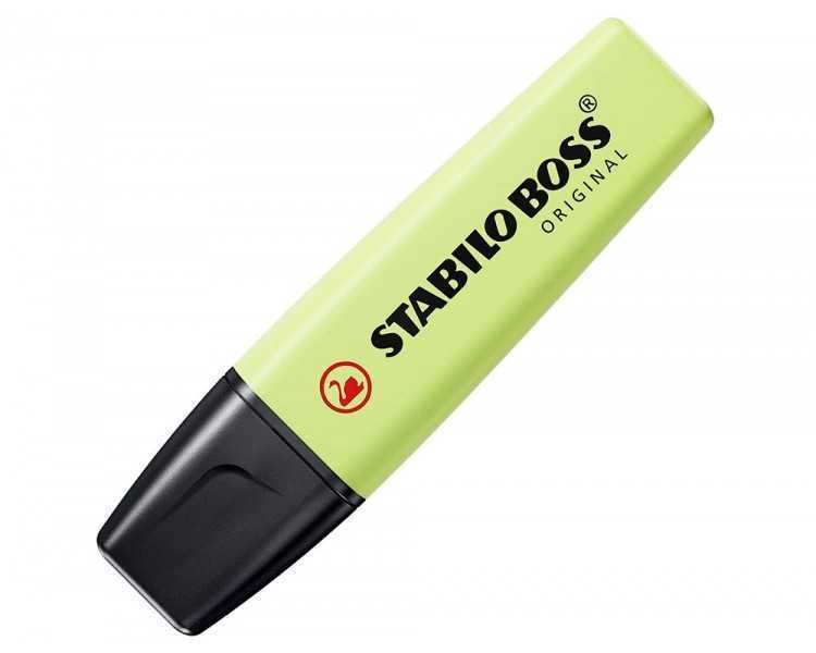 Rotulador stabilo boss fluorescente 70 pastel estuche de 4 unidades colores