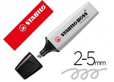 Rotulador stabilo boss fluorescente 70 pastel gris polvoriento