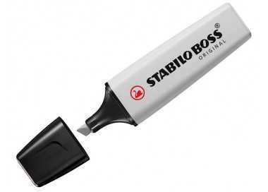 Rotulador stabilo boss fluorescente 70 pastel gris polvoriento