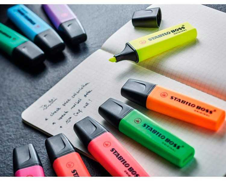 Rotulador stabilo boss fluorescente 70 pastel naranja palido