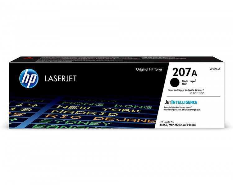 Toner hp 207a laserjet m255 / mfp m282/ mfp m283 negro 1350 paginas