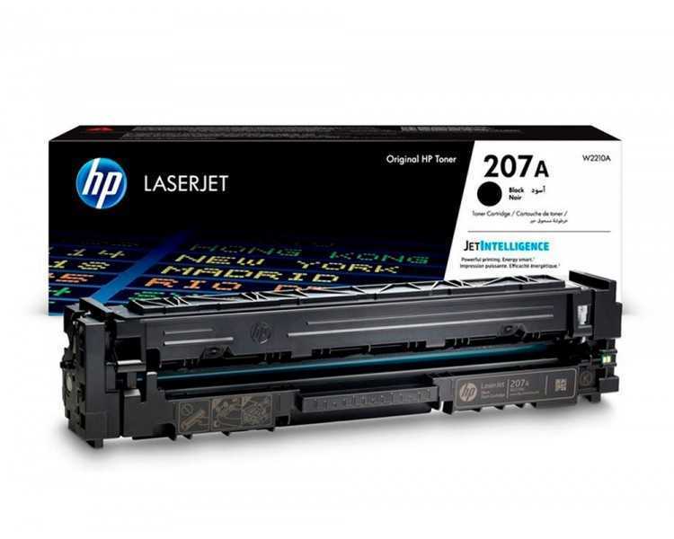 Toner hp 207a laserjet m255 / mfp m282/ mfp m283 negro 1350 paginas