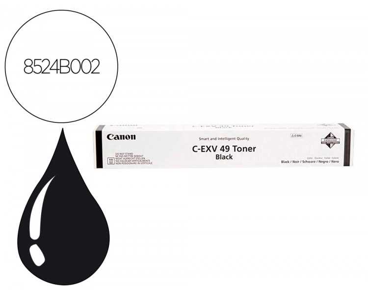 Toner canon exv49k ir advance c3325 c3330 negro