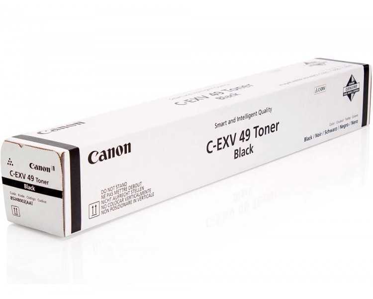 Toner canon exv49k ir advance c3325 c3330 negro