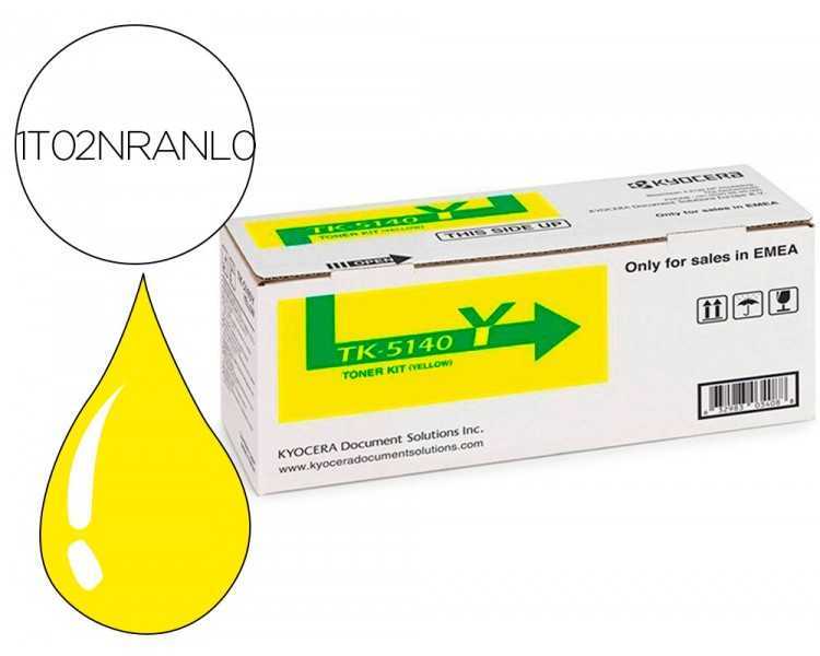 Toner tk-5140y kyocera ecosys m6530cdn, m6530cdn/kl3, p6130cdn, p6130cdn/kl3 amarillo tk5140