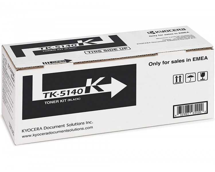 Toner tk-5140k kyocera ecosys m6530cdn, m6530cdn/kl3, p6130cdn, p6130cdn/kl3 negro tk5140