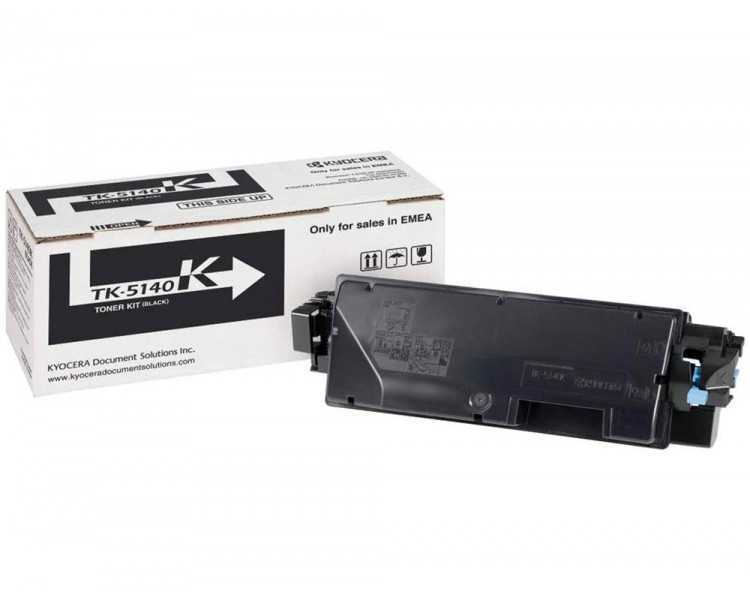 Toner tk-5140k kyocera ecosys m6530cdn, m6530cdn/kl3, p6130cdn, p6130cdn/kl3 negro tk5140