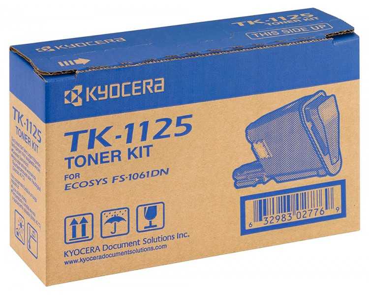 Toner tk1125 kyocera -mita fs-1061dn / 1325mfp negro