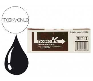 Toner kyocera tk-5195c -mita negro tk590k