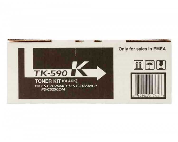 Toner kyocera tk-5195c -mita negro tk590k