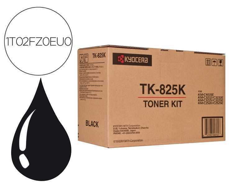 Toner kyocera -mita km-c2520 / 3225 / 3232 tk825k negro