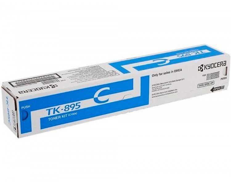 Toner kyocera -mita tk895c fsc-8020mcp / 8025mcp / c8520 / c8525 laser cian tk895c