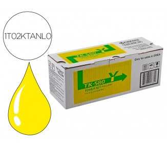 Toner kyocera -mita fs-c5150dn p6021cdn amarillo tk-580y