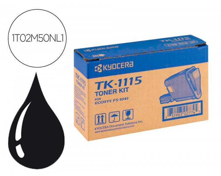 Toner kyocera -mita fs-1041 / 1220mfp / 1320mfp negro tk1115