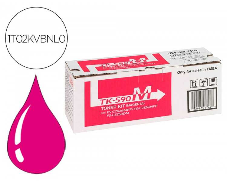 Toner kyocera -mita magenta tk590m