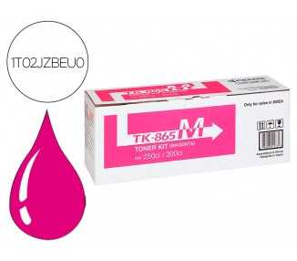 Toner kyocera -mita copiadora taskalfa 250ci/300ci magenta tk865m 12.000 paginas
