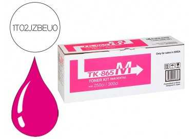 Toner kyocera -mita copiadora taskalfa 250ci/300ci magenta tk865m 12.000 paginas
