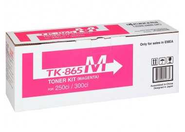 Toner kyocera -mita copiadora taskalfa 250ci/300ci magenta tk865m 12.000 paginas