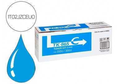 Toner kyocera -mita copiadora cian taskalfa 200ci / 300ci tk865c 12.000 paginas