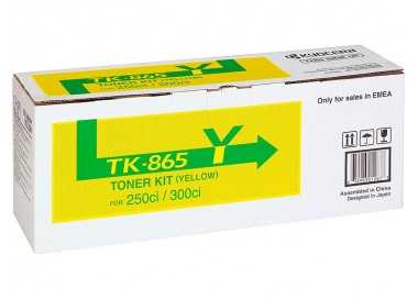 Toner tk865y kyocera -mita copiadora amarillo taskalfa 200ci / 300ci 12.000 paginas