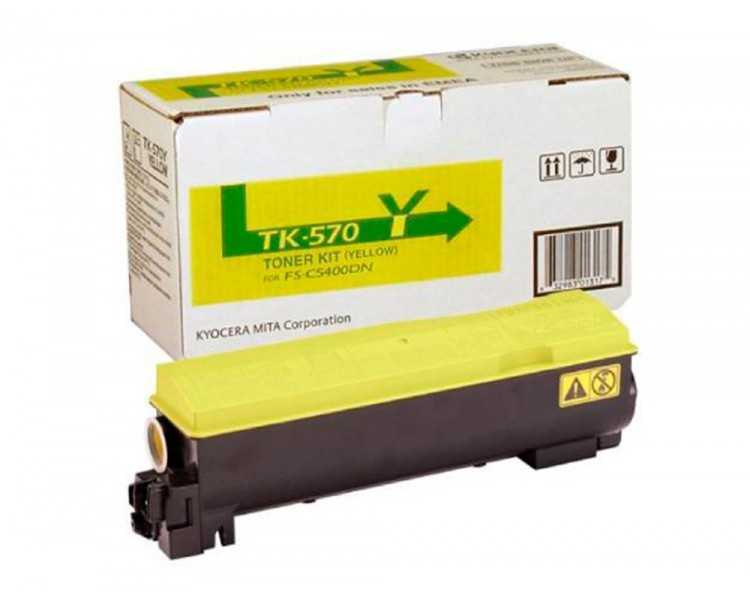 Toner kyocera laser tk570y para fs-5400 amarillo