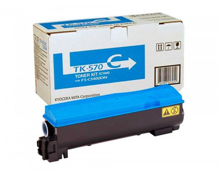 Toner kyocera laser tk570c para fs-5400 cian