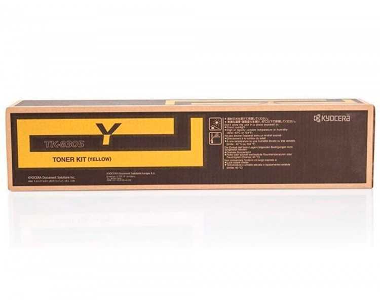 Toner kyocera tk-8335y (1t02rlanl0) amarillo para ta3252ci