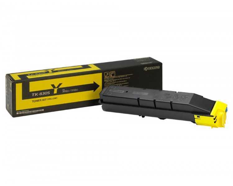 Toner kyocera tk-8335y (1t02rlanl0) amarillo para ta3252ci