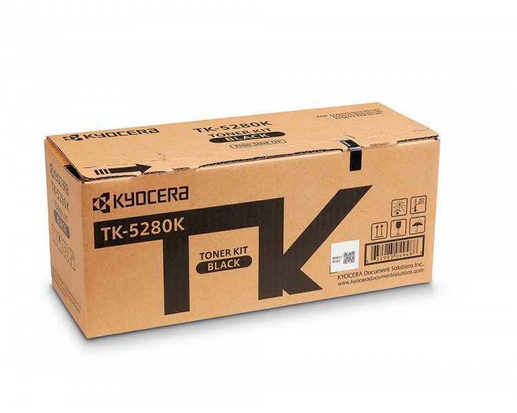 Toner kyocera tk5280k negro para ecosysm6235 / 6635cidn