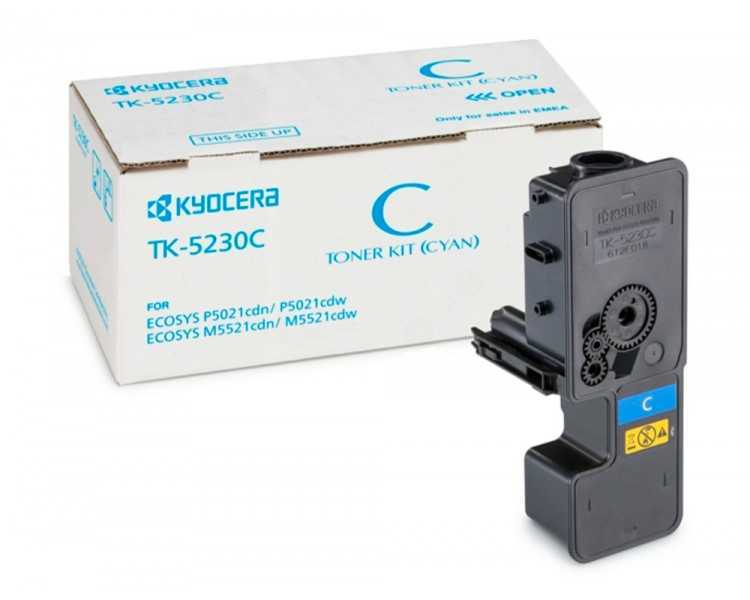 Toner kyocera mita tk-5230c cian m5521cdw 2200 pag