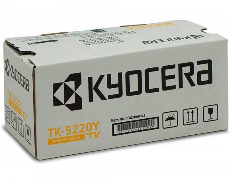 Toner kyocera mita tk-5220y amarillo ecosys m5521cdw, ecosys m5521cdn 1200 pag