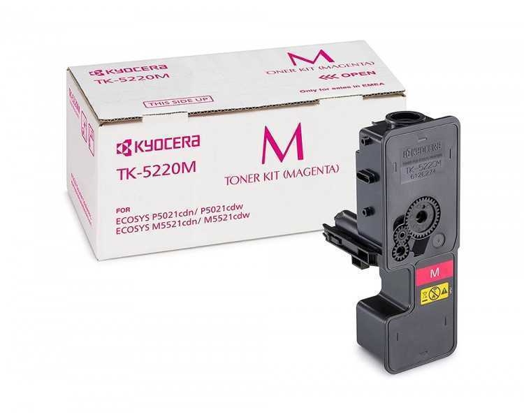 Toner kyocera mita tk-5220m magenta ecosys m5521cdw, ecosys m5521cdn 1200 pag