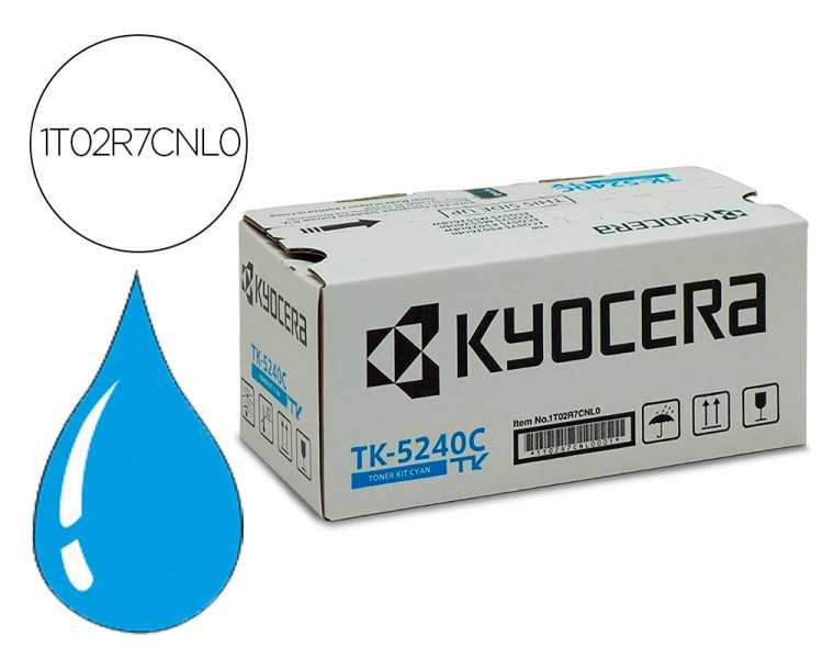 Toner kyocera tk-5240c mita m5526cdn cian 3.000 p ginas