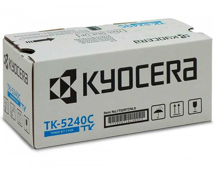 Toner kyocera tk-5240c mita m5526cdn cian 3.000 p ginas