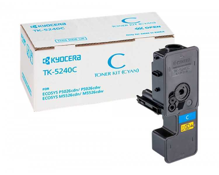 Toner kyocera tk-5240c mita m5526cdn cian 3.000 p ginas