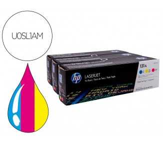 Toner hp n 131a pack 3toner cian/magenta/amarillo