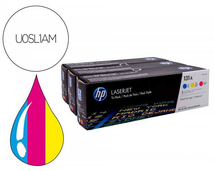 Toner hp n 131a pack 3toner cian/magenta/amarillo