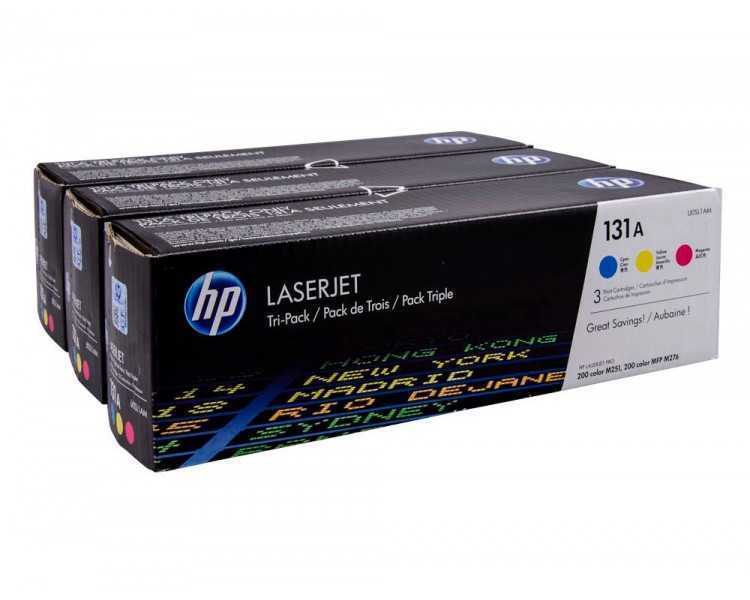 Toner hp n 131a pack 3toner cian/magenta/amarillo