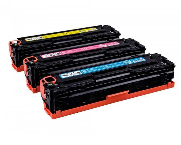 Toner hp n 131a pack 3toner cian/magenta/amarillo