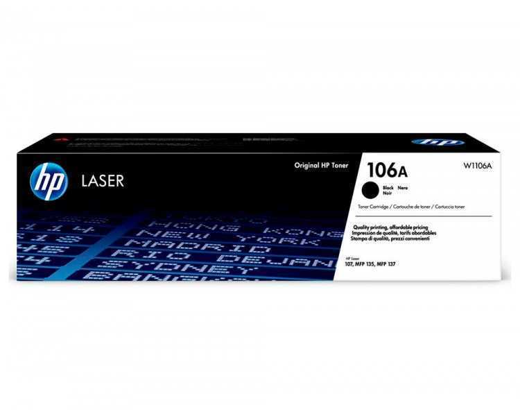Toner hp laser 107a/w, mfp 135anegro 106a