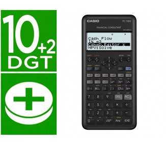 Calculadora casio fc-100v financiera 4 lineas 10+2 digitos almacenamiento flash calculo de ganancias con tapa