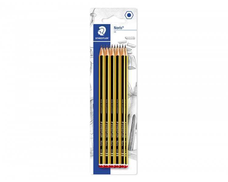 Lapices de grafito staedtler noris n.2 hb blister de 10 unidades