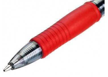 Boligrafo pilot g-2 rojo tinta gel retractil sujecion de caucho en blister