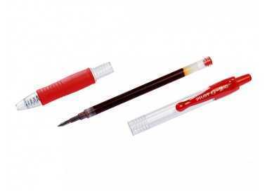 Boligrafo pilot g-2 rojo tinta gel retractil sujecion de caucho en blister