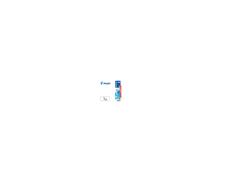 Boligrafo pilot frixion clicker borrable 0,7 mm punta media rojo en blister