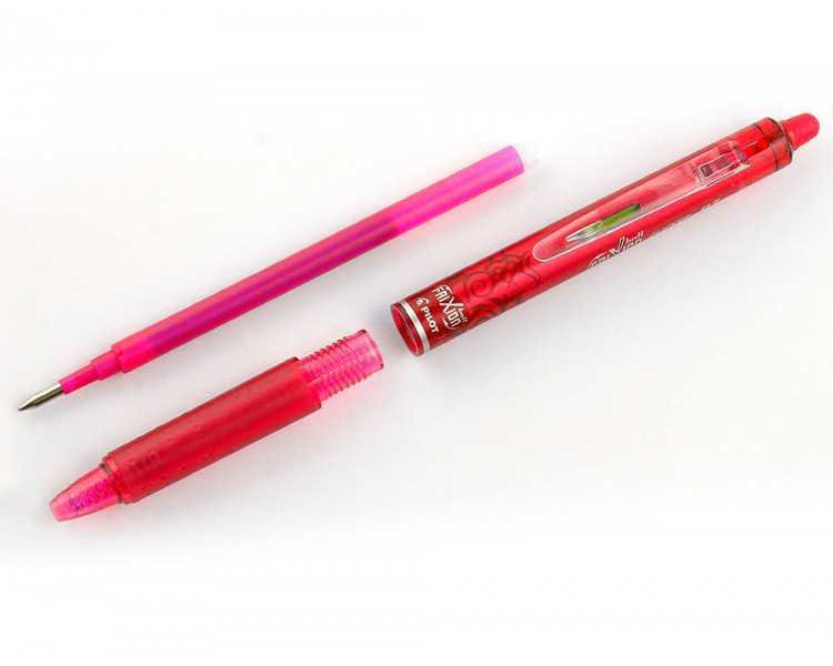 Boligrafo pilot frixion clicker borrable 0,7 mm punta media rojo en blister