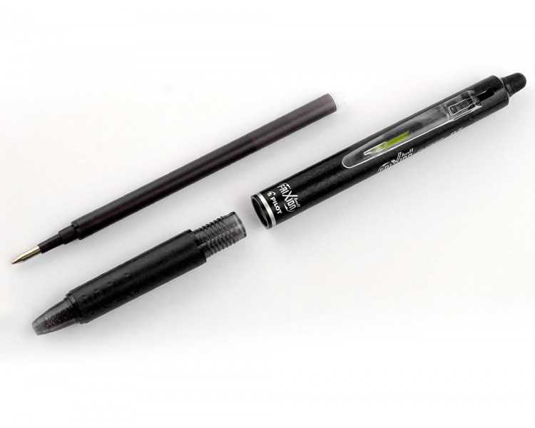 Boligrafo pilot frixion clicker borrable 0,7 mm punta media negro en blister