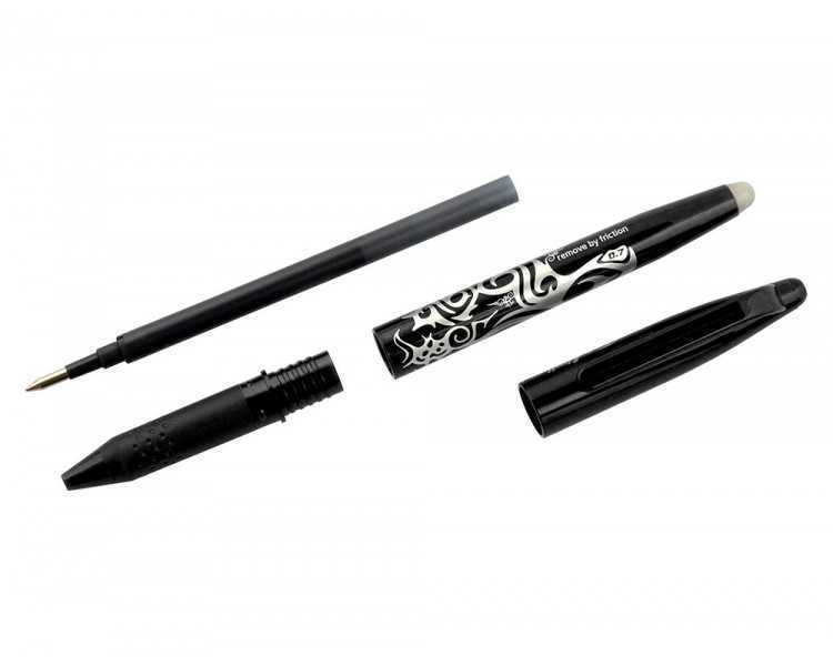 Boligrafo pilot frixion ball borrable 0,7 mm punta media negro en blister