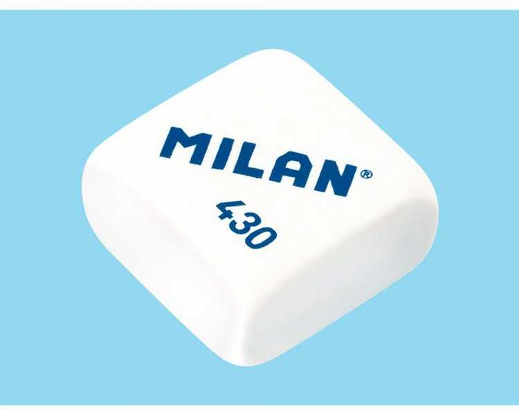 Goma de borrar milan 430 blister de 4 unidades