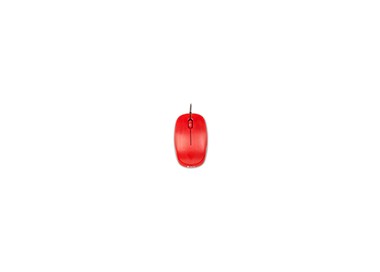 Raton ngs wired flame optico con cable 1000 dpi ambidiestros usb color rojo